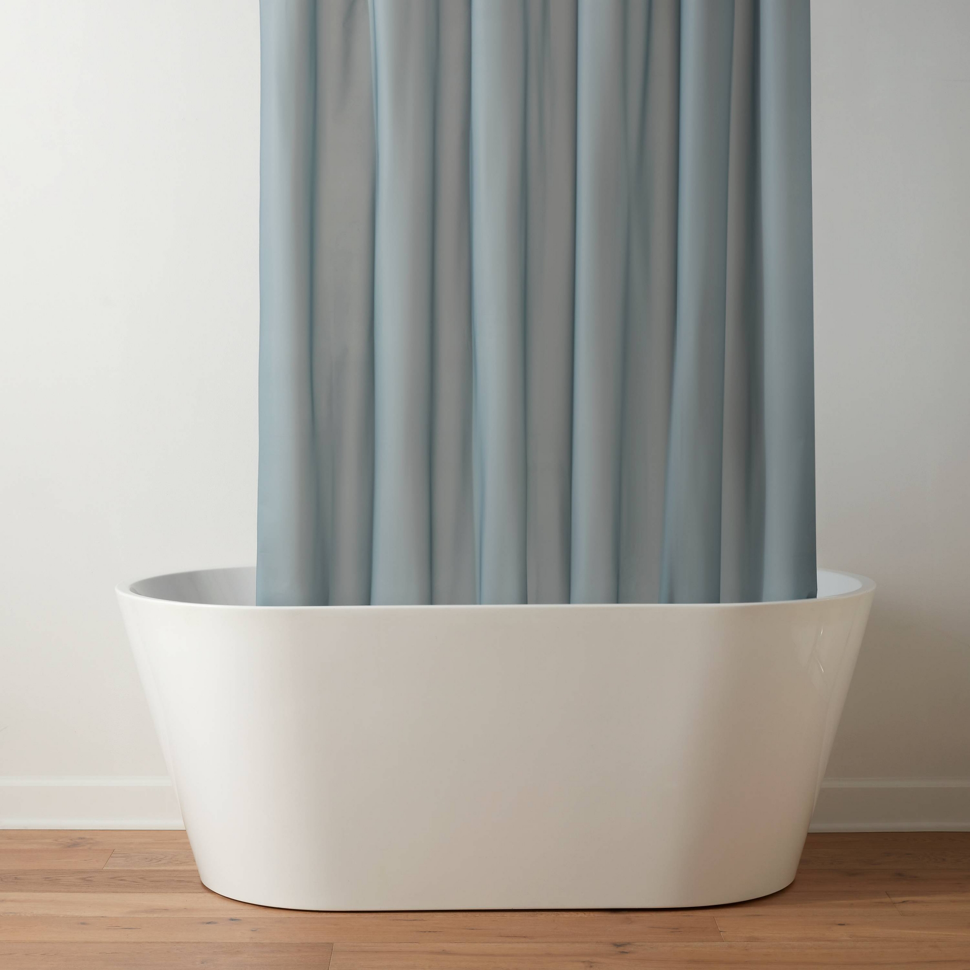 71"x71" Mid Weight Color Shower Liner Dark Gray - Threshold™