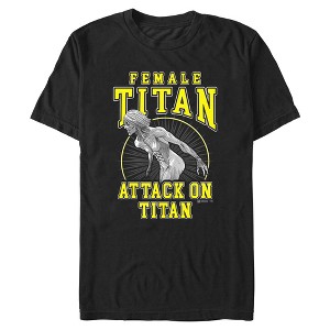 Mens Attack on Titan Female Titan Jersey T Shirt - 1 of 4
