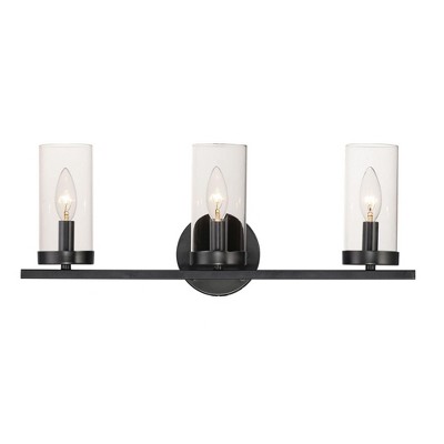 Maxim Lighting Sentinel 3 - Light Vanity in  Black