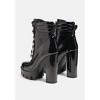 Stopper Cushion Collared Lace Up Boots Women - 4 of 4
