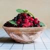 Mela Artisans Baspa Valley Bowl Large in Antique White 12x12x4.5" - 2 of 4