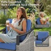 Buenhomino Outdoor Patio Furniture Sets, All-Weather PE Wicker Seating with Swivel Chairs, Sofas, Ottomans & Tables for Garden, Deck & Porch - 4 of 4