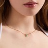 EVRY JEWELS WATERPROOF Gold or Silver Plated Faye Birthstone Necklace - 2 of 2