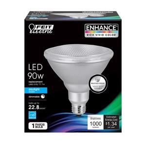 Feit Electric Enhance PAR38 E26 (Medium) LED Bulb Daylight 90 Watt Equivalence 1 pk - 1 of 1