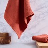 Design Imports Washed Waffle Dishtowel Set/2, Butterscotch Checker - 3 of 3