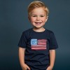 The Juniper Shop American Flag Smudged Toddler Short Sleeve Tee - 3 of 4