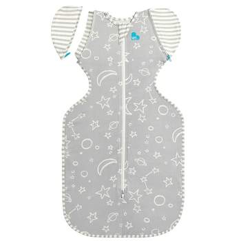 Love to Dream Swaddle Wrap - Moon and Stars Gray