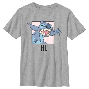 Boy's Lilo & Stitch Hi. Reaching Out Stitch T-Shirt - 1 of 4