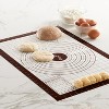 Lekue Non-Stick Silicone Pastry Mat with Measurement Markings, 24 x 16 Inches, Black - 4 of 4