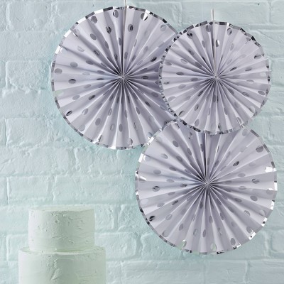 Polka Dot Fan Decorations