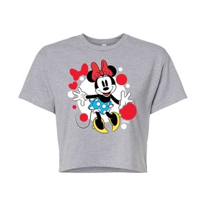 Women's - Disney - Mickey & Friends Cropped Graphic T-Shirt - 1 of 4