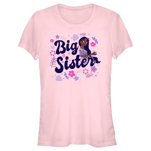 Juniors Womens Encanto Isabela Big Sister with Flower T-Shirt - 1 of 4