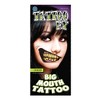 Tinsley Transfers 2 Faced Big Mouth Tattoo Costume Accessory - 3 of 4