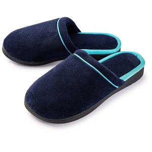 Roxoni Women's Slippers Memory Foam Soft Terry Ladies House Slipper - 1 of 4