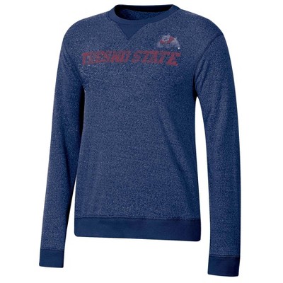 NCAA Fresno State Bulldogs Women's Crew Neck Fleece Sweatshirt
