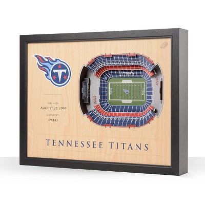 Nfl Tennessee Titans 3d Logo Series Wall Art - 12x12 : Target