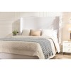 NicBex Queen/King Size Wingback Upholstered Platform Bed Frame with 54" Tall Headboard,No Box Spring Needed,Easy Assembly,Ivory - 2 of 4