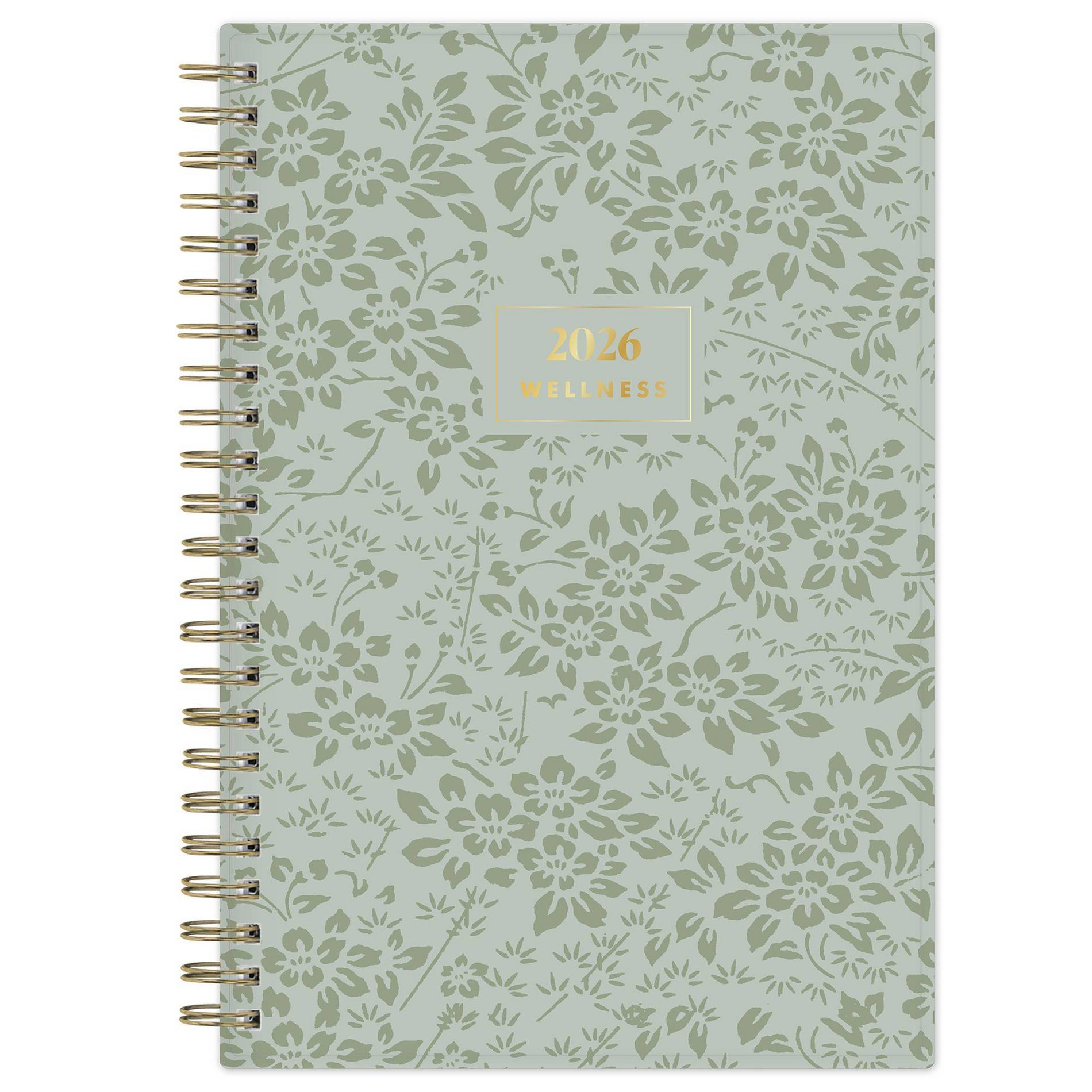 The Everygirl 5"x8" Wellness Planning Calendar Ballerina Sage RY 2026 Weekly/Monthly Safety Wirebound