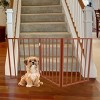 Pet Adobe Freestanding Folding Pet Gate - 54" x 24", Mahogany - 2 of 4