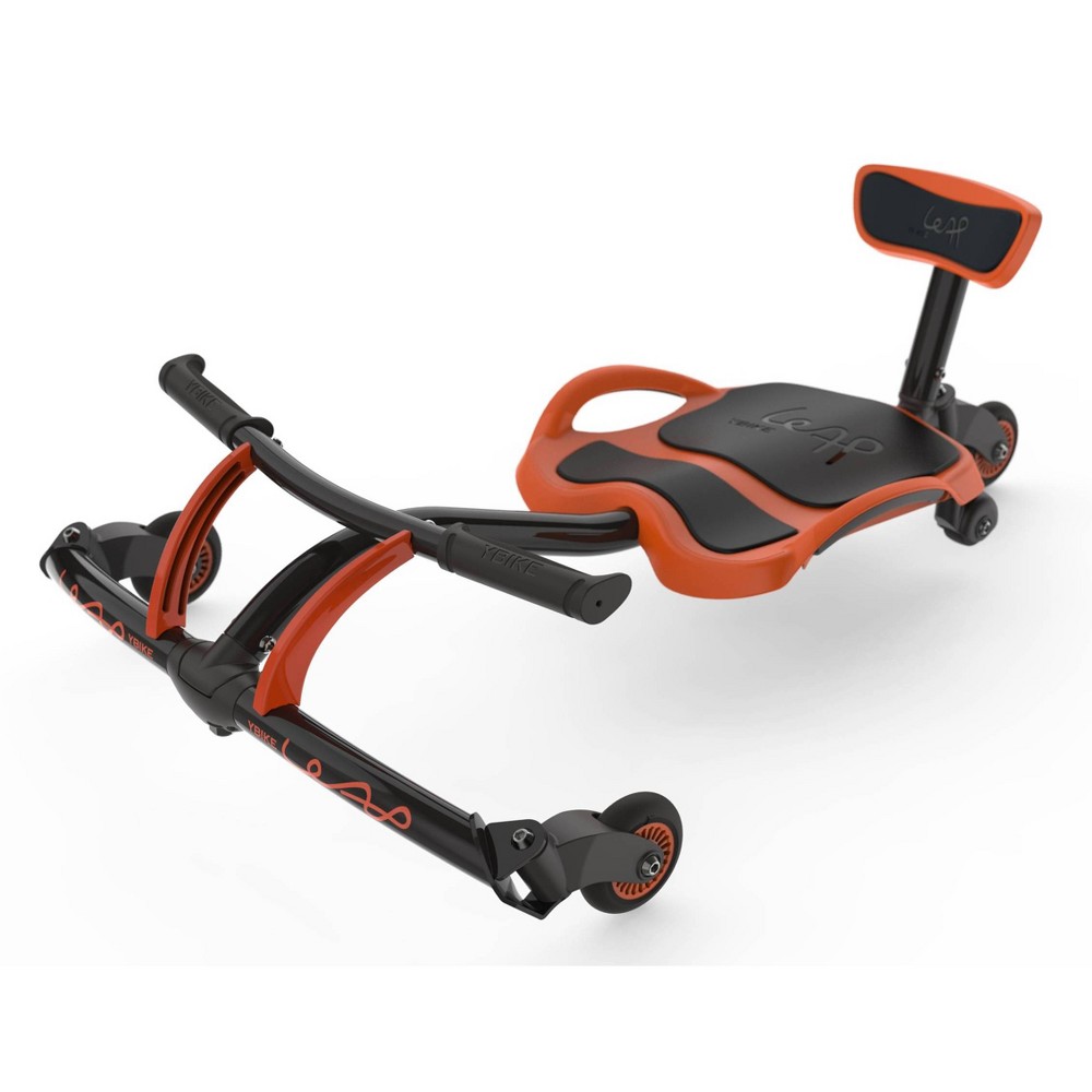 Photos - Pedal Car YBIKE Leap Pedal and Push Ride-On Toy - Red 