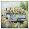 Art Remedy Vintage Trucks and Flowers Chic Farmhouse Wall Art Framed - 4 of 4