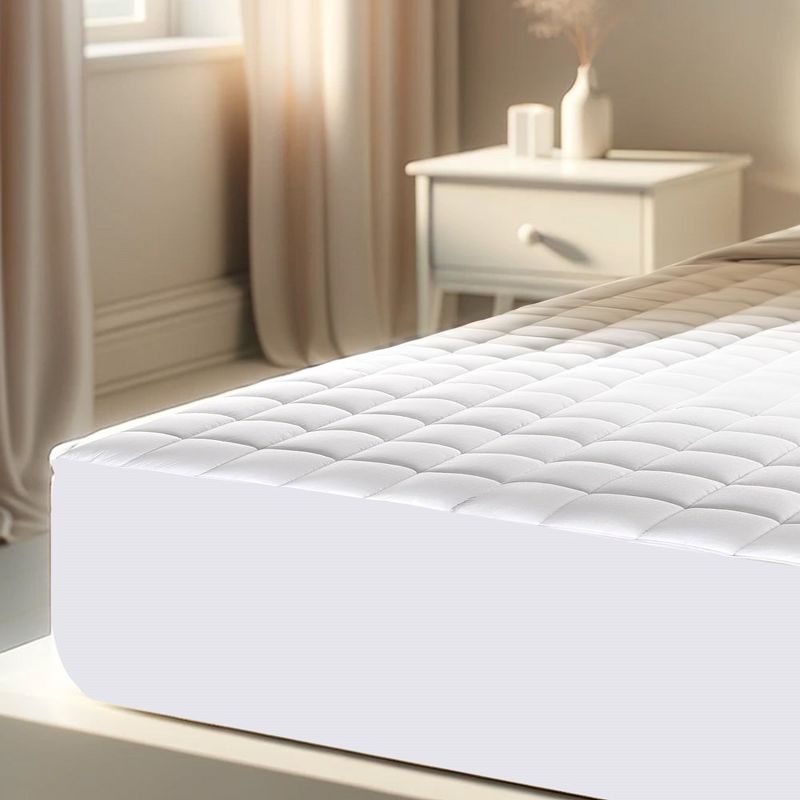 Continental Bedding Cooling Fitted Mattress Pad Protector Sheet Cover, 1 of 6
