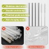 Metal Straw Replacement for Owala Water Bottle 24 oz 32 oz Accessories, With 2 Straw Cleaner - 4 of 4