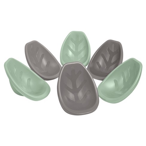 Ecr4kids Leaf Floor Seat Sage grey 6 piece Target