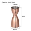 Unique Bargains Multifunction Stainless Steel Bar Cocktail Jigger with Measurements - 2 of 4