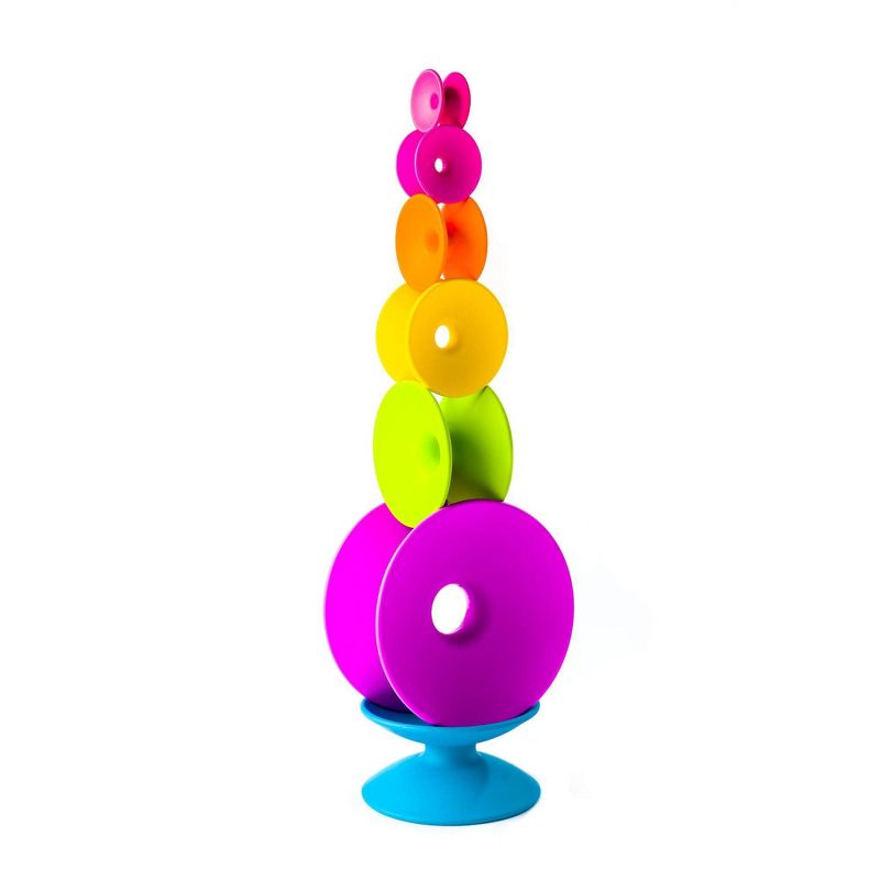 Fat Brain Toys Spoolz Stacking Toy - 7 spools, 4 of 9