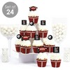 Big Dot of Happiness Grad Football - Cupcake Decoration - 2025 Graduation Party Cupcake Wrappers and Treat Picks Kit - Set of 24 - 2 of 4