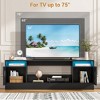 Garvee TV Stand, Center Cabinet with Storage Place for TV Up to 75", Modern Entertainment Center with Storage Cabinet - 2 of 4