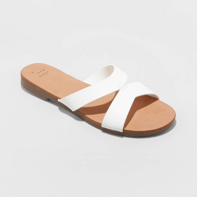 white platform sandals target