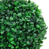 VidaXL Artificial Boxwood Plant with Pot Ball Shaped Green 23.6" - 2 of 4