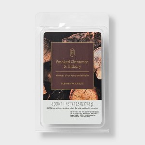 2.5oz Wax Melts Smoked Cinnamon and Hickory 6ct - Threshold™ - 1 of 3