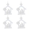 Clear Acrylic Nativity Ornament (Set of 4) - 3 of 3