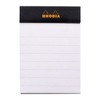 Rhodia Staplebound Notepad - Lined 80 sheets - 2 x 3 - Black cover - 2 of 4