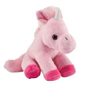 Wild Republic Pocketkins Eco Pink Unicorn Stuffed Animal, 5 Inches - 1 of 1