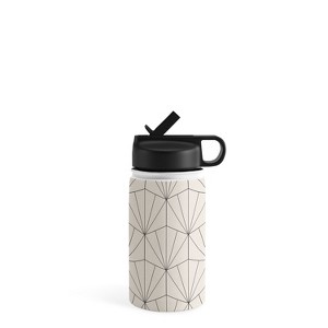 Colour Poems Gisela Geometric Line Pattern I Water Bottle - Society6 - 1 of 4