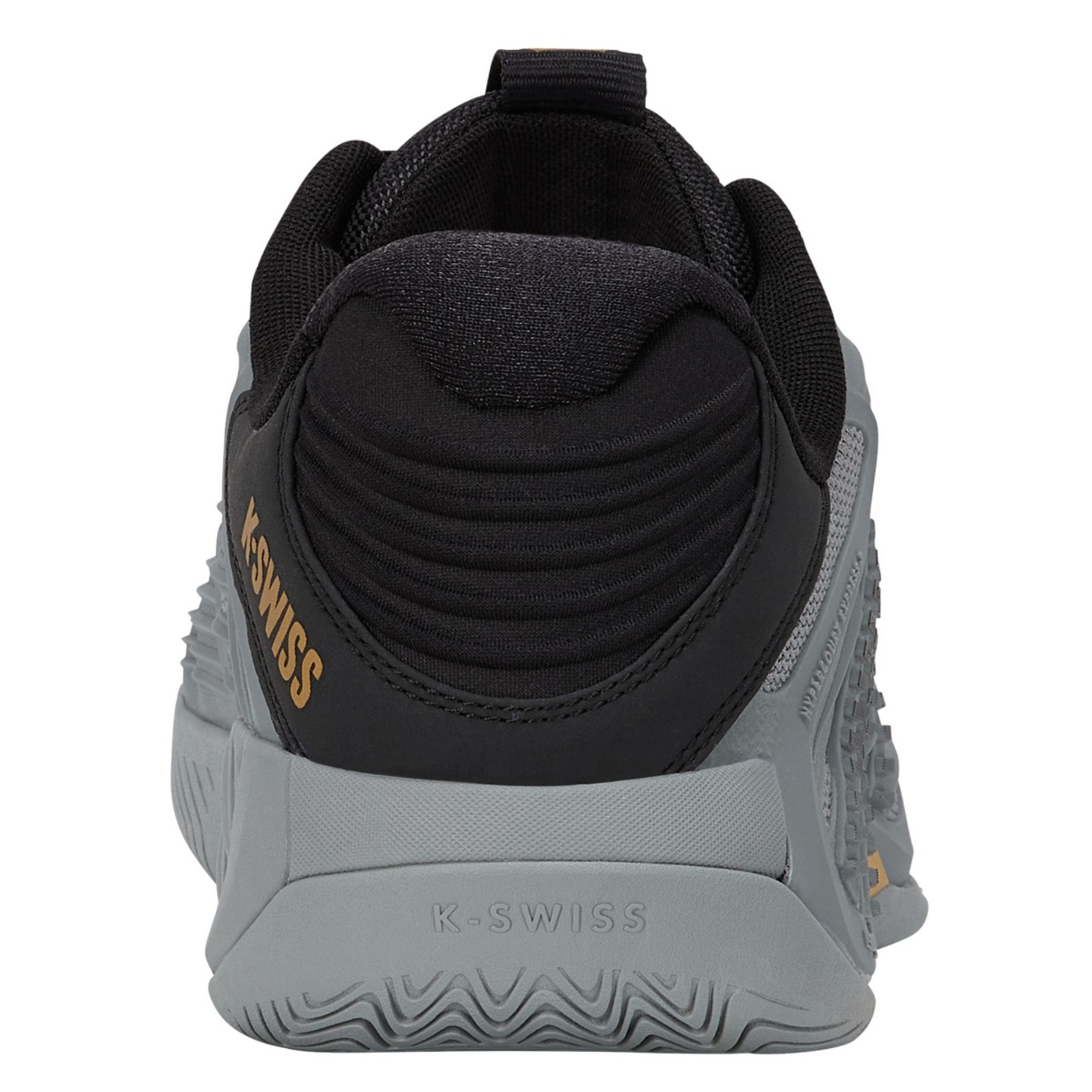 Мужские кроссовки K-Swiss Hypercourt Express 3 (Ultimate Gray/Moonless Night/Gold), цвет: Серый — фото 4