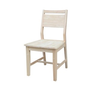 International Concepts Set of Two Aspen Panel Chairs - 1 of 4