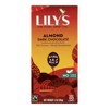 Lily's Sweets Almond Dark Chocolate Bar 55% Cocoa - Case of 12/3 oz - 2 of 4