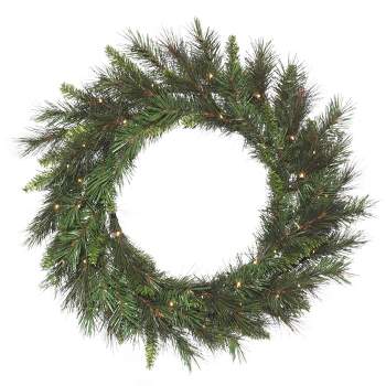 Vickerman Artificial Nulato Mixed Pine Wreath