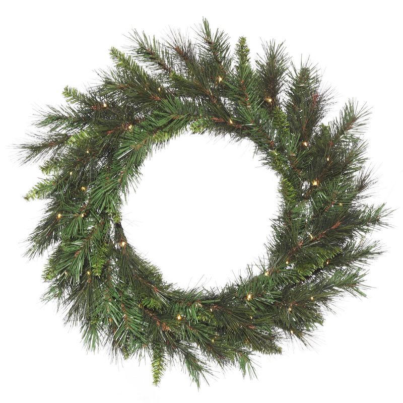 Vickerman Artificial Nulato Mixed Pine Wreath, 1 of 2