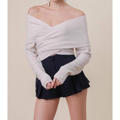 Women's Beau Sweater - Line And Dot M : Target
