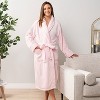 PAVILIA Soft Plush Women Fleece Robe, Cozy Warm Housecoat Bathrobe, Fuzzy Female Long Spa Robes - 4 of 4