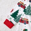PATPAT Family Matching Christmas Pajamas For Family Tree Car Print Xmas Top Tee and Bottom Sets For Men M Turquoise - 3 of 4