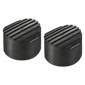 Unique Bargains Non Slip Round Rubber Ladder Accessories Protective Pads 2 Pcs - 1 of 3