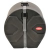 SKB 12" x 14" Floor Tom Case with Padded Interior, D-Shaped Drum Design, and Molded in Feet for Upright Positioning and Stability, Black - 3 of 3