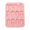 Unique Bargains Chocolate Mould 11-Cavity Seafood BBQ Candy Mould Hand Wash 6.93"x5.28"x0.59" 1 Pc - 3 of 4